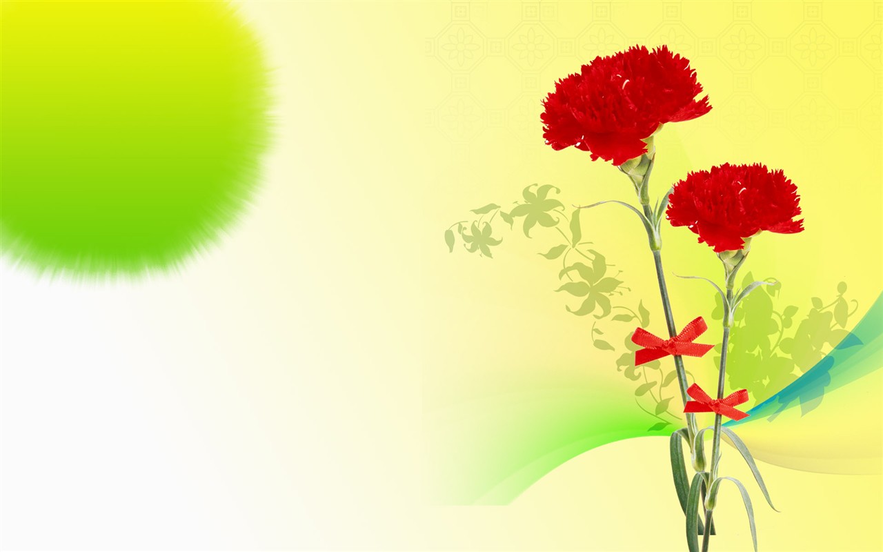 Синтез изобразительного цветы #12 - 1280x800