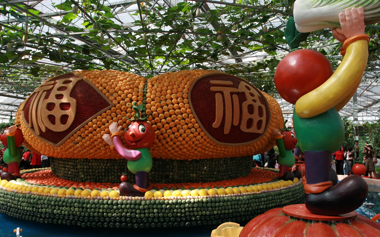 Pflanzliche Fair (Minghu Metasequoia Werke) #17 - 1280x800