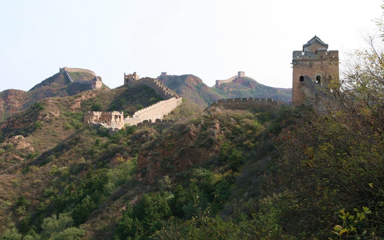 Jinshanling Gran Muralla (Minghu obras Metasequoia) #4 - 1280x800