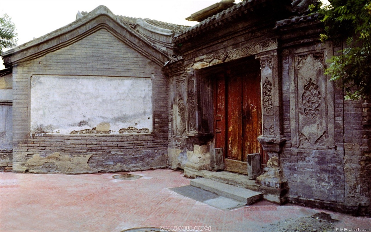 Antiguo vida Hutong de fotos antiguas fondo de pantalla #3 - 1280x800