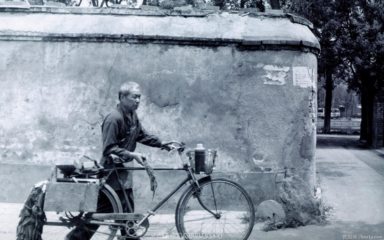 Antiguo vida Hutong de fotos antiguas fondo de pantalla #16 - 1280x800