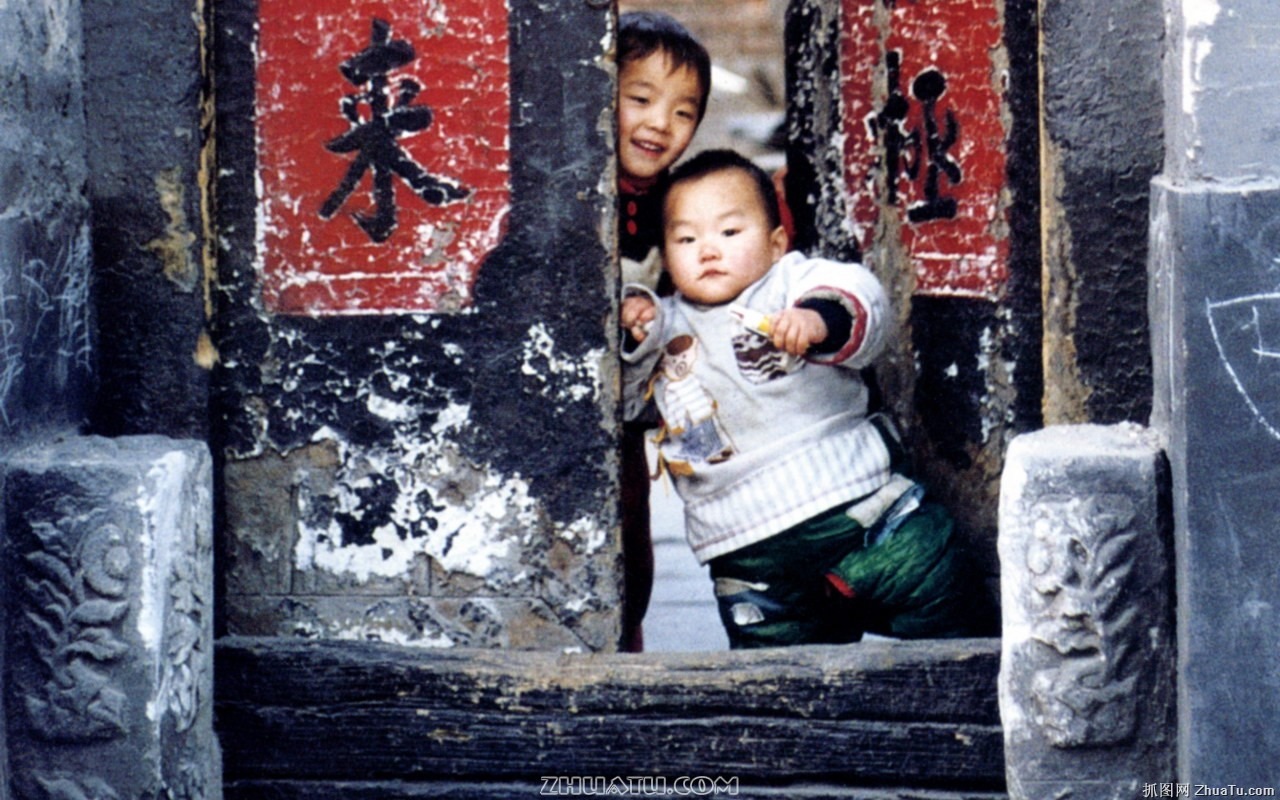 Antiguo vida Hutong de fotos antiguas fondo de pantalla #17 - 1280x800