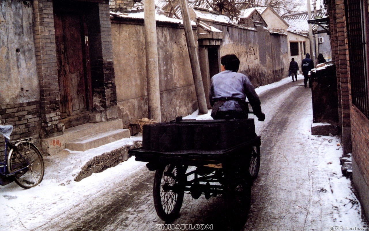 Antiguo vida Hutong de fotos antiguas fondo de pantalla #18 - 1280x800