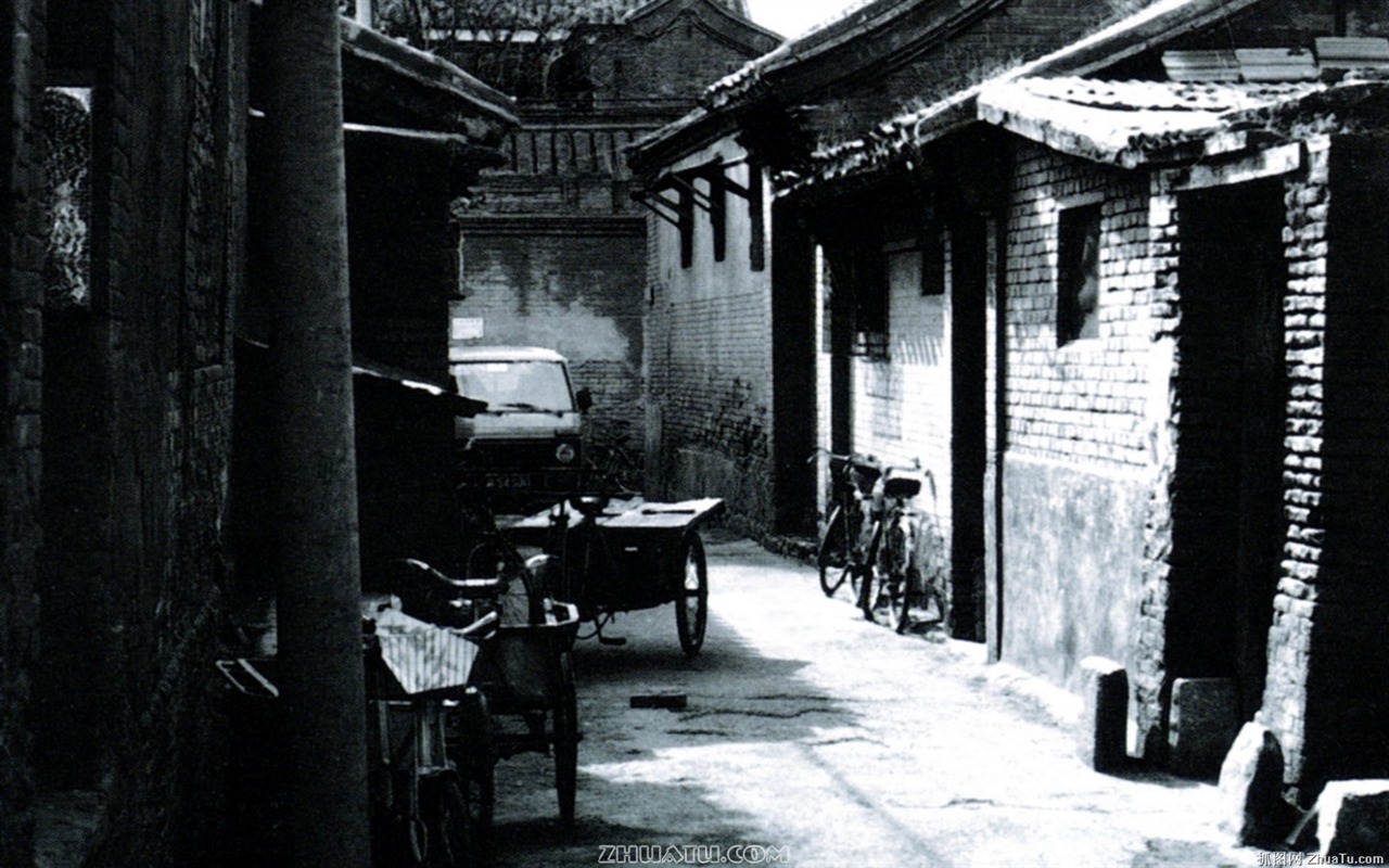 Old Hutong Leben für alte Fotos Wallpaper #29 - 1280x800