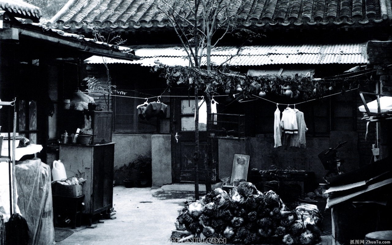 Old Hutong life for old photos wallpaper #36 - 1280x800