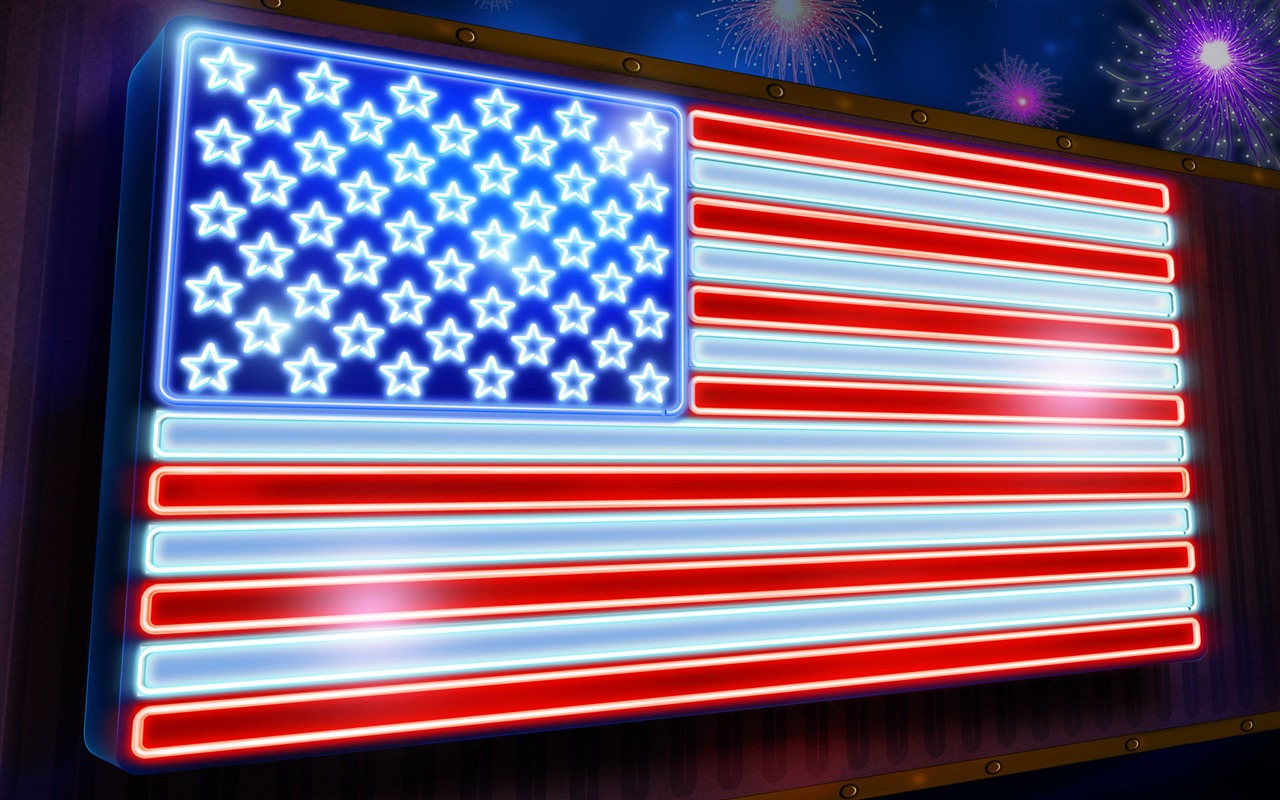 U.S. Independence Day theme wallpaper #2 - 1280x800