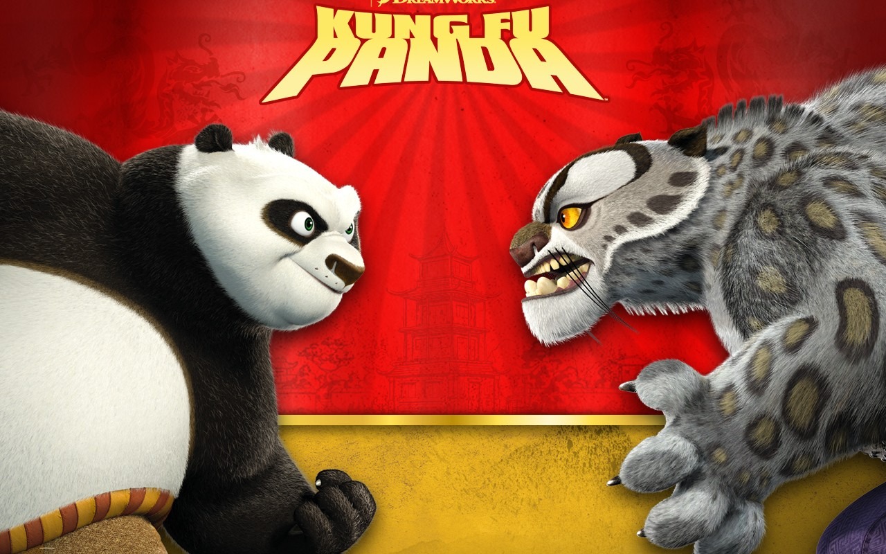 Animation 3D Kung Fu Panda fond d'écran #2 - 1280x800