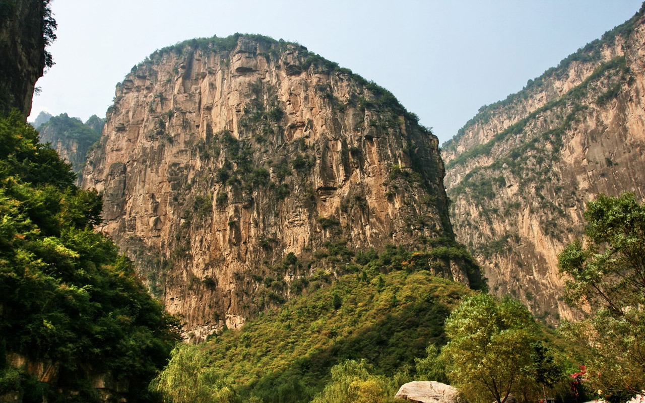 Мы Taihang горы (Minghu Метасеквойя работ) #4 - 1280x800