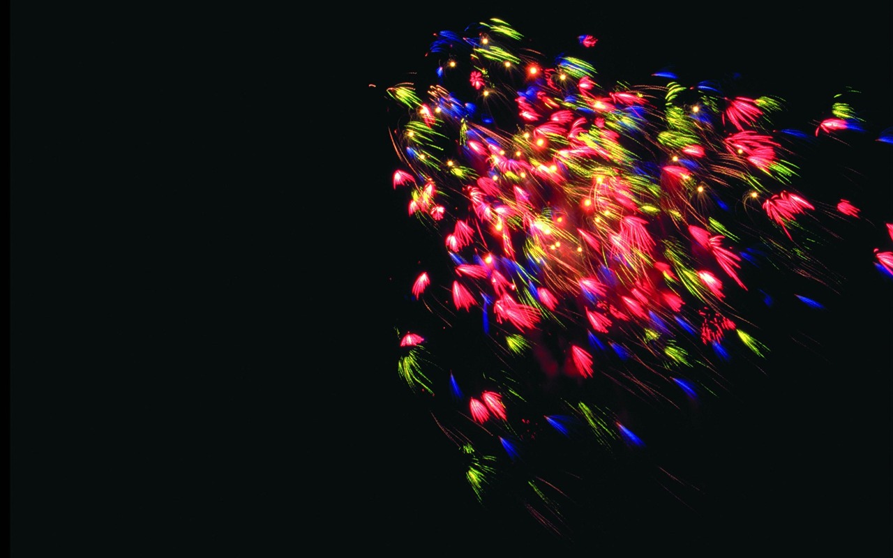 Festival fireworks display wallpaper #30 - 1280x800