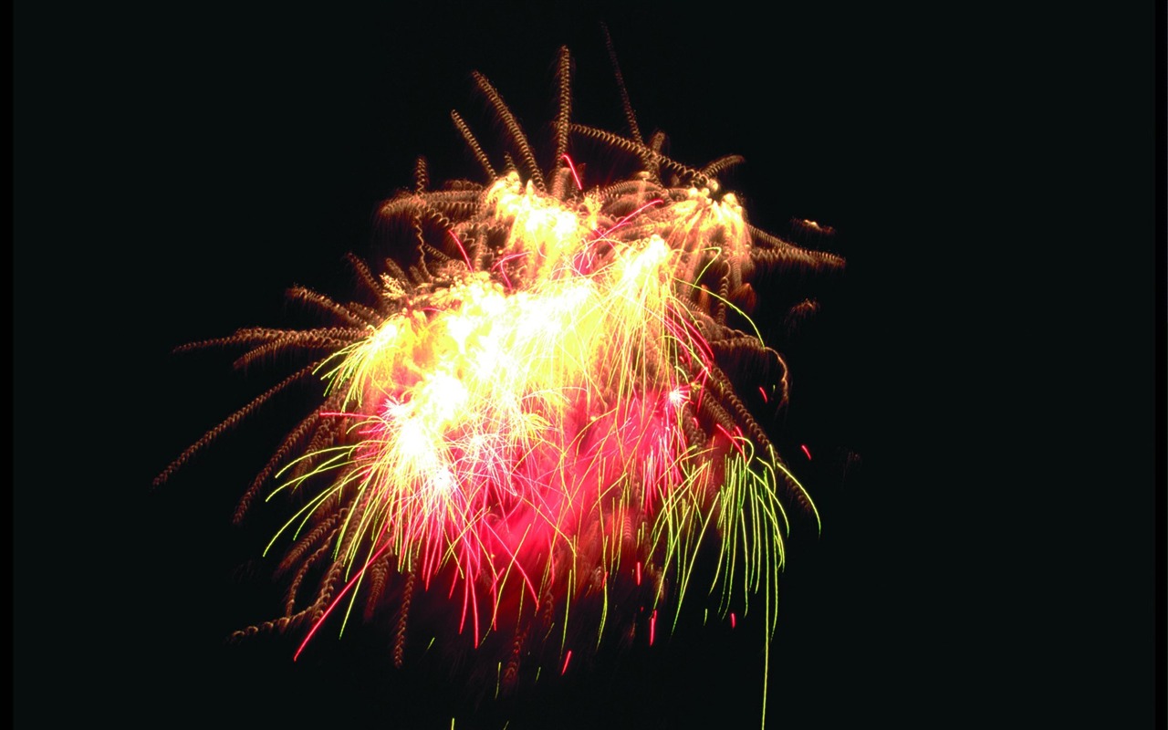 Festival fireworks display wallpaper #44 - 1280x800