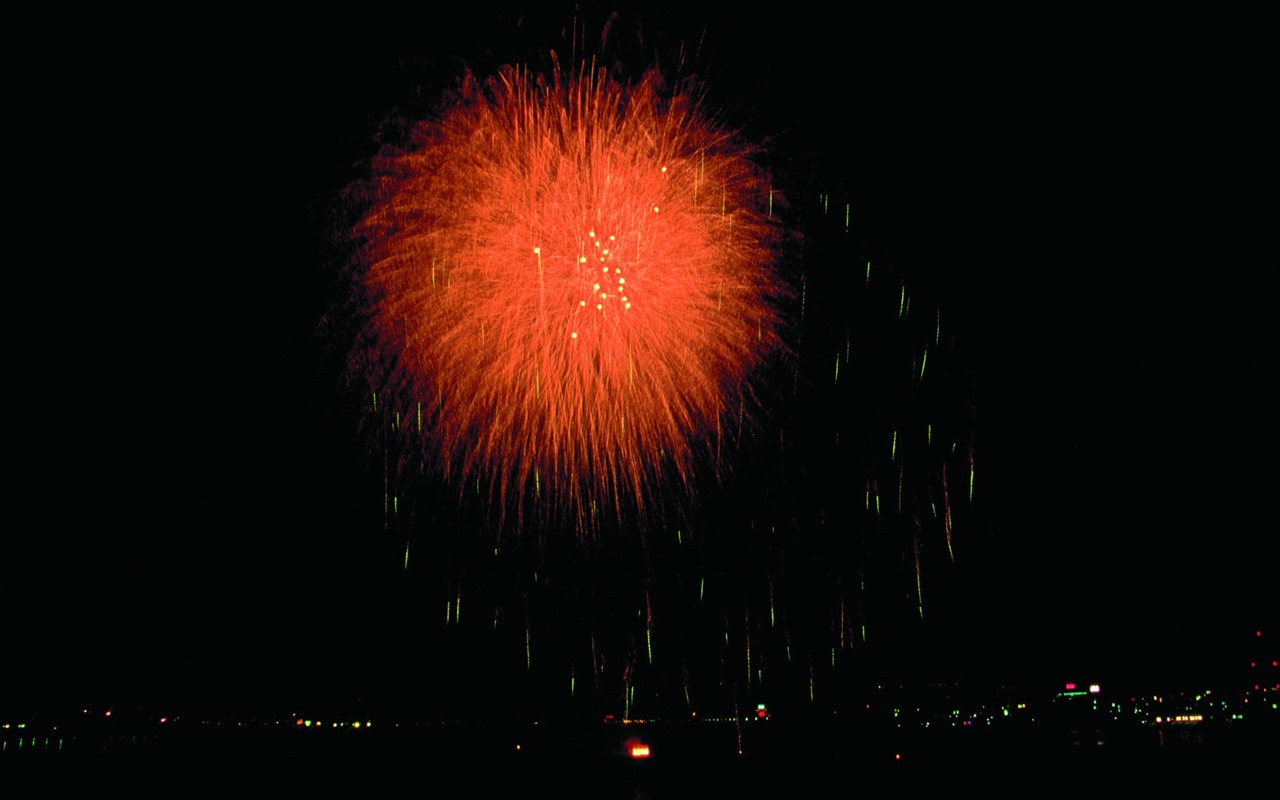 Festival fireworks display wallpaper #45 - 1280x800