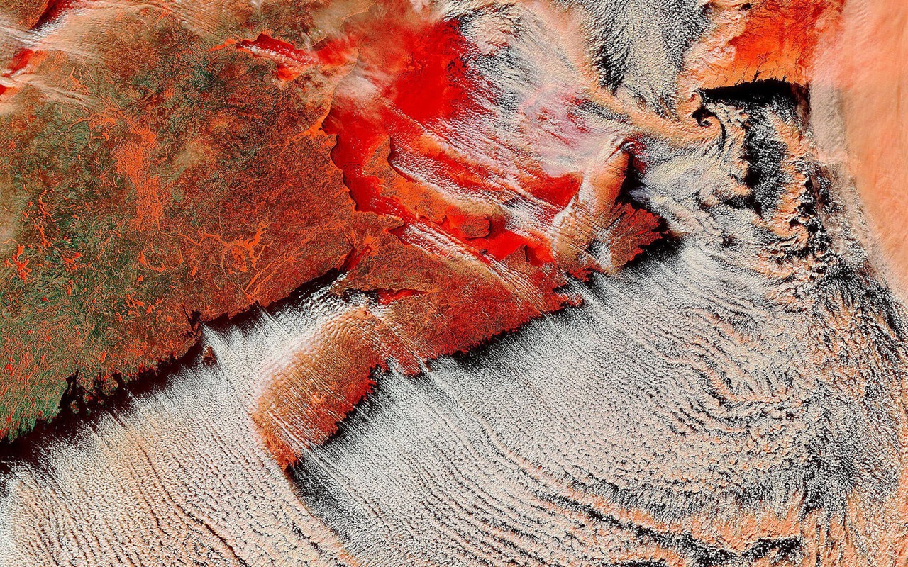 HD wallpaper krásný pohled z ptačí perspektivy na Zemi #26 - 1280x800