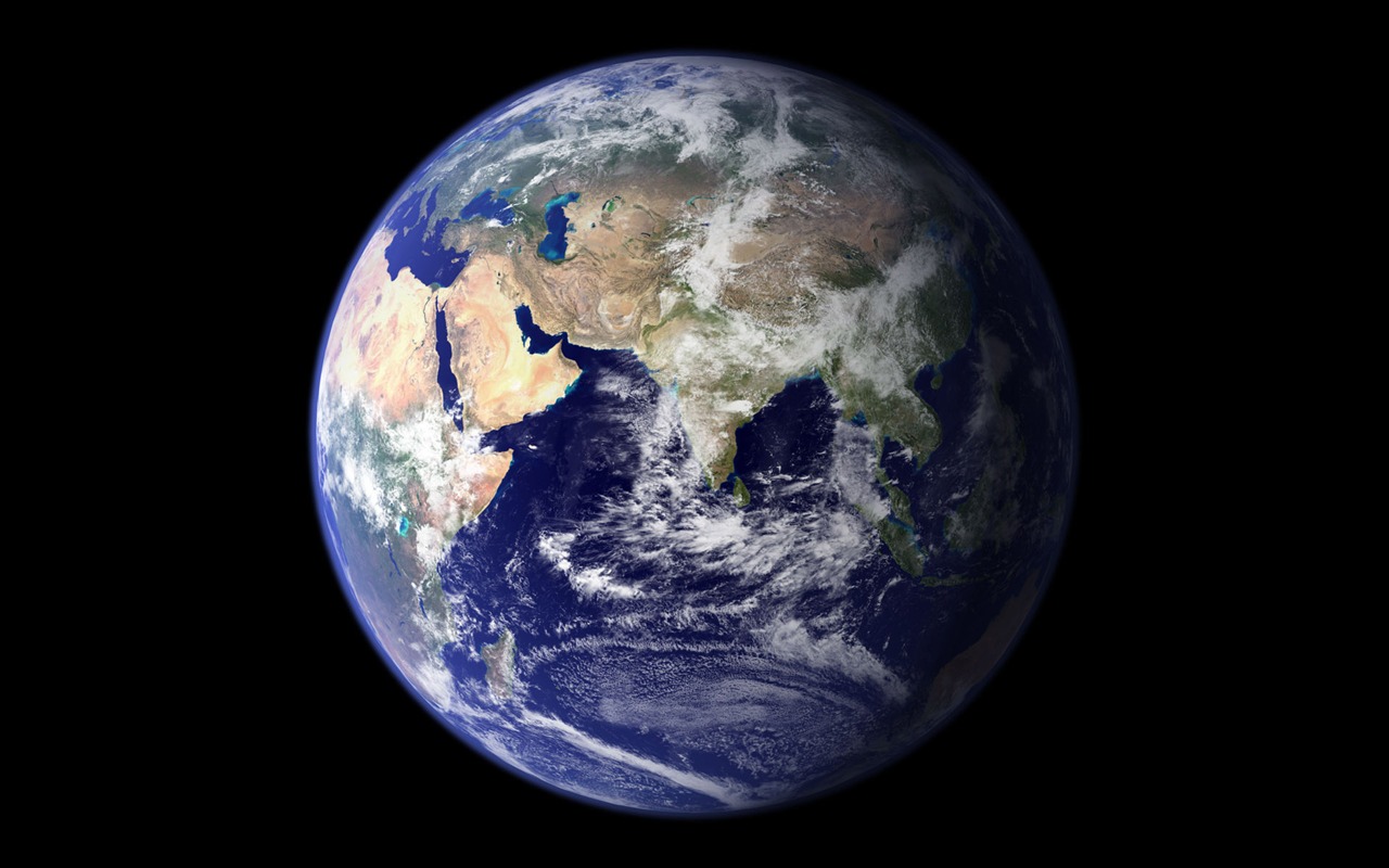 HD wallpaper krásný pohled z ptačí perspektivy na Zemi #30 - 1280x800