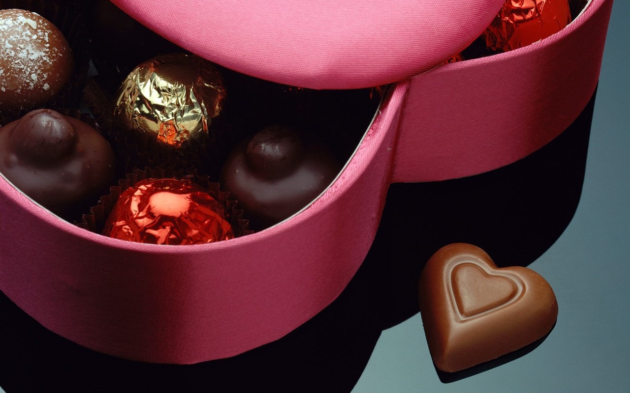 La tinta indeleble Día de San Valentín de chocolate #2 - 1280x800