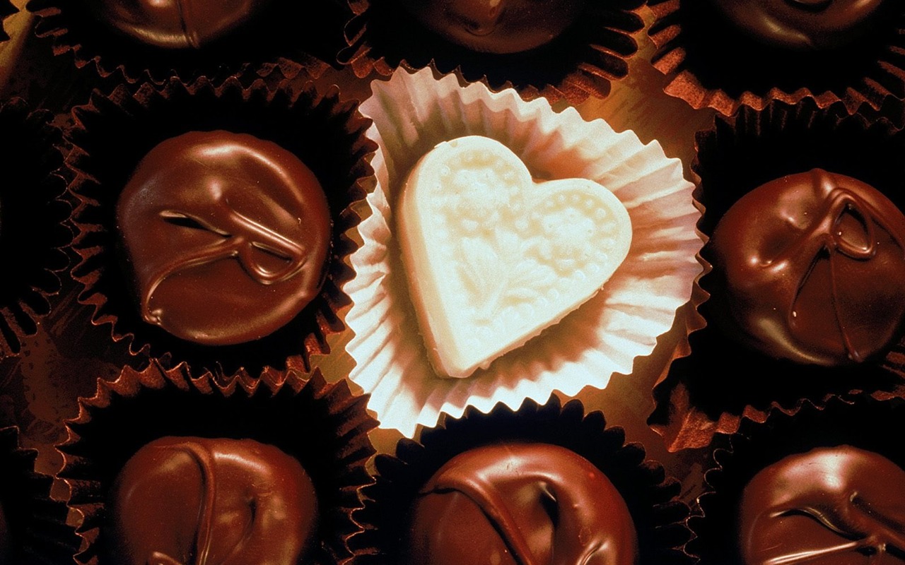 La tinta indeleble Día de San Valentín de chocolate #3 - 1280x800