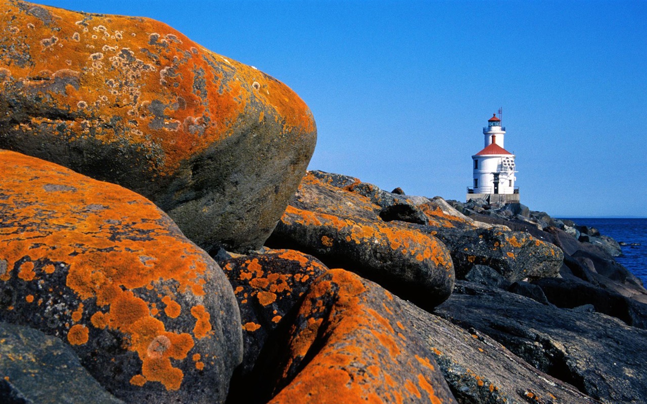 Pobřežní Lighthouse HD Wallpaper #2 - 1280x800