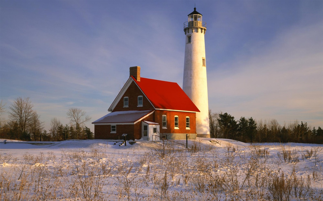 Pobřežní Lighthouse HD Wallpaper #3 - 1280x800