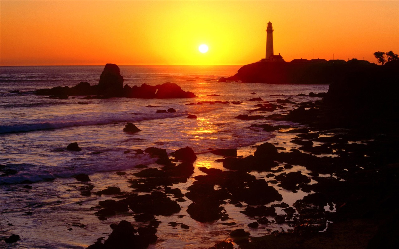 Pobřežní Lighthouse HD Wallpaper #26 - 1280x800