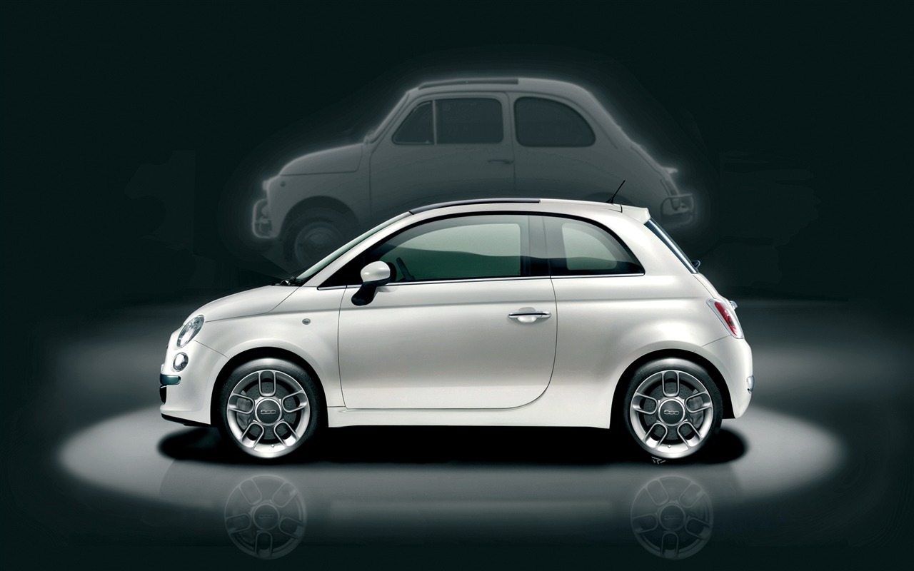 Fiat 500 обои #9 - 1280x800