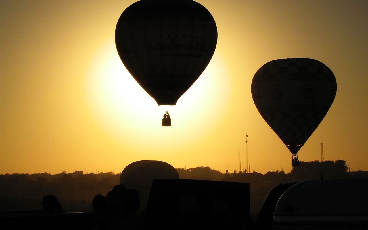 Heißluftballon Tapete #7 - 1280x800