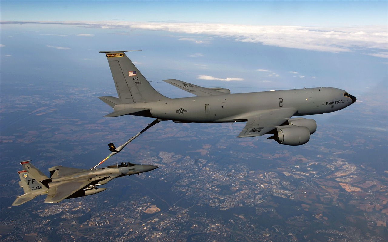 Широкоэкранные обои военных самолетов #3 - 1280x800