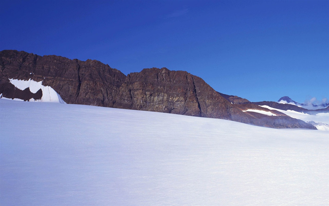 fondos de escritorio de alta definición de invierno la nieve fresca escena #15 - 1280x800