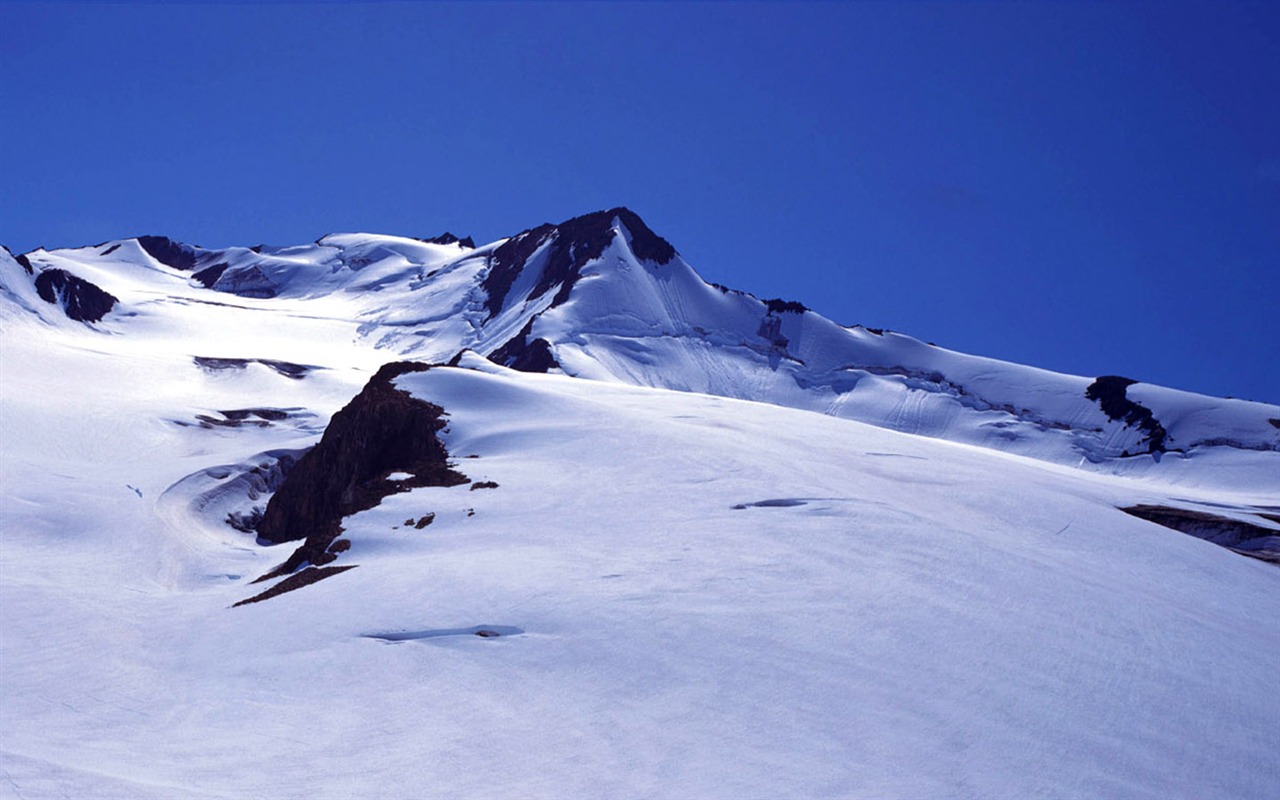 fondos de escritorio de alta definición de invierno la nieve fresca escena #17 - 1280x800