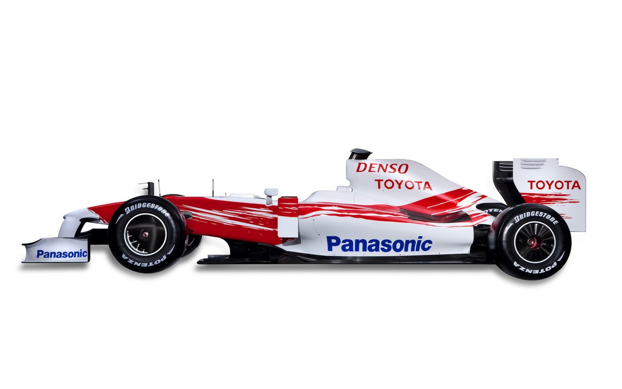 トヨタ2009 TF109は、F1カーの壁紙 #1 - 1280x800