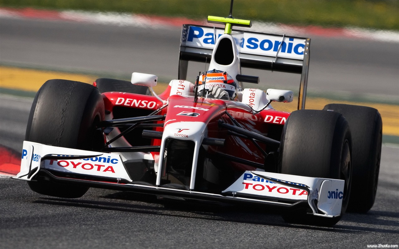 トヨタ2009 TF109は、F1カーの壁紙 #7 - 1280x800