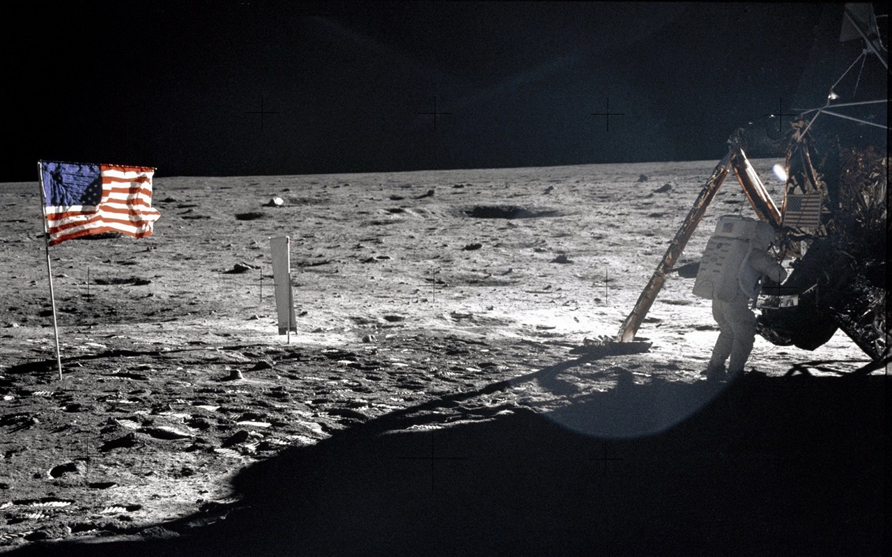 アポロ11号珍しい写真壁紙 #3 - 1280x800