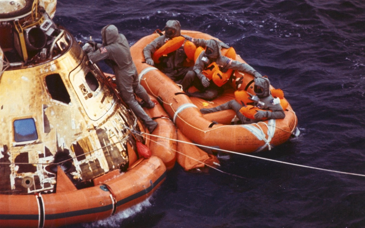 아폴로 11 호 드문 사진 월페이퍼 #31 - 1280x800