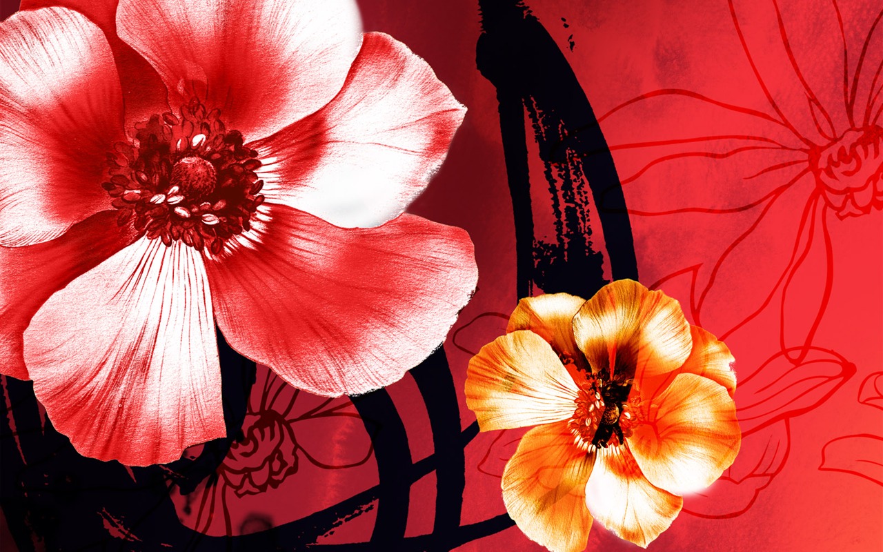 Synthetic Flower HD Wallpapers #10 - 1280x800