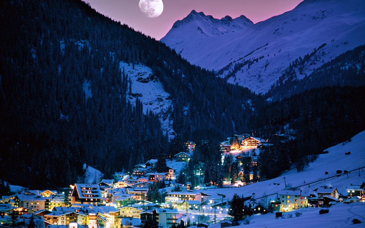 오스트리아 배경 화면의 아름다운 풍경 #6 - 1280x800