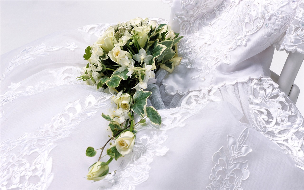 Свадебный цветок обручальное кольцо, обои (1) #2 - 1280x800