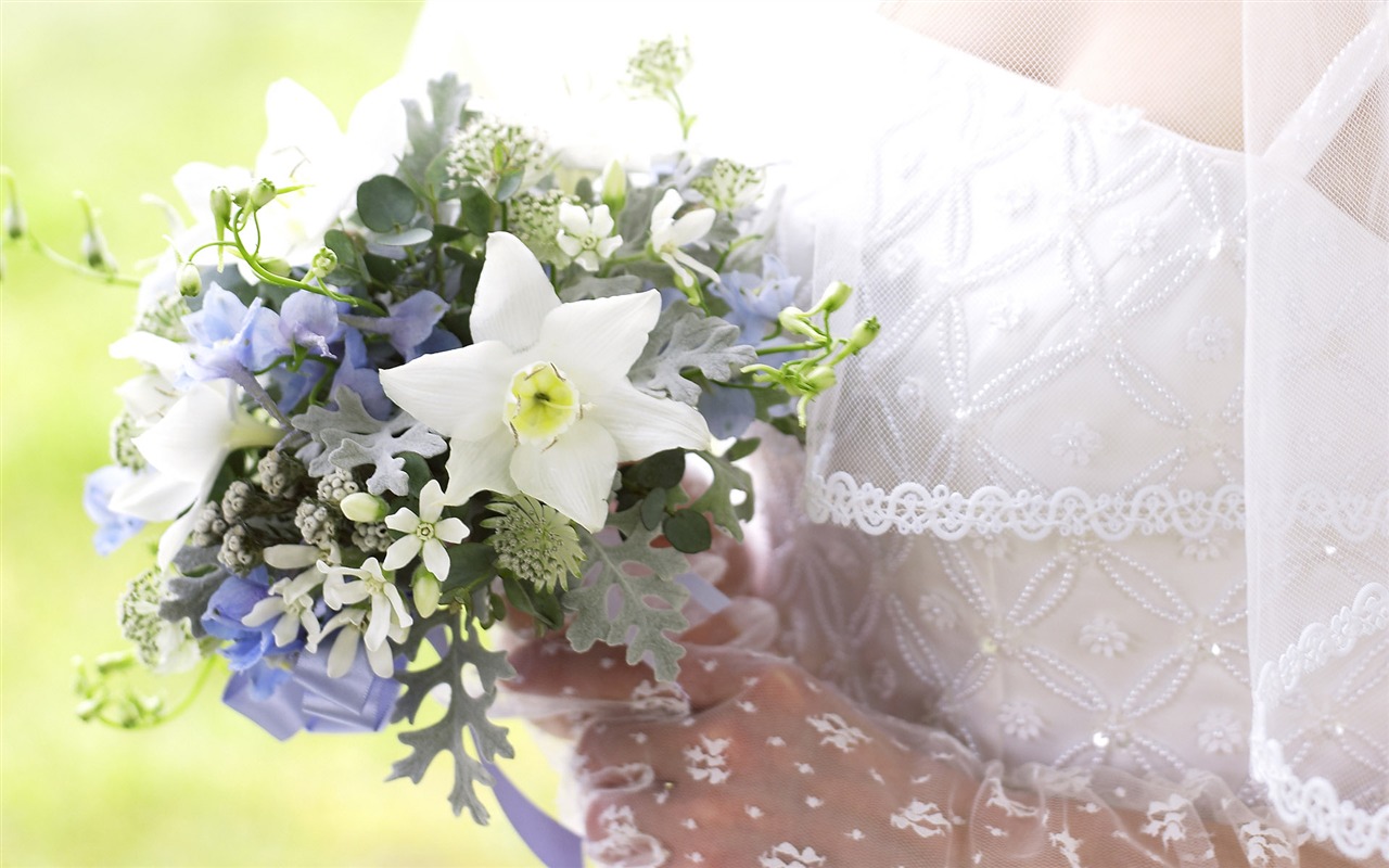 Свадебный цветок обручальное кольцо, обои (1) #16 - 1280x800