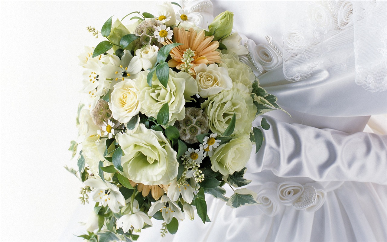 Свадебный цветок обручальное кольцо, обои (1) #17 - 1280x800