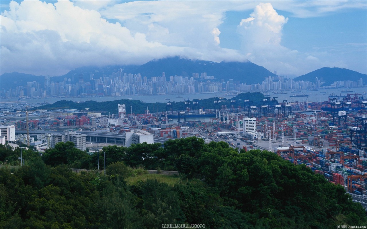 港湾风光宽屏壁纸7 - 1280x800