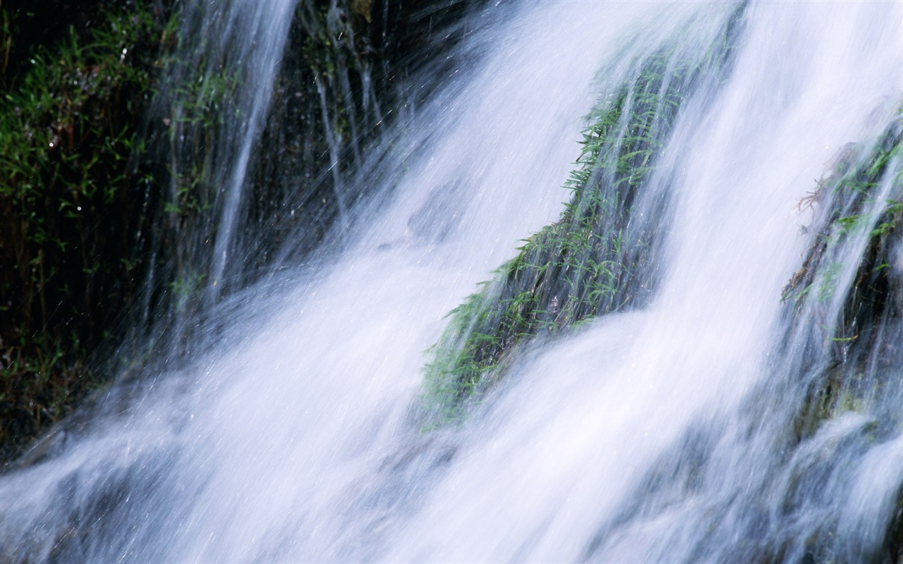 滝は、HD画像ストリーム #9 - 1280x800
