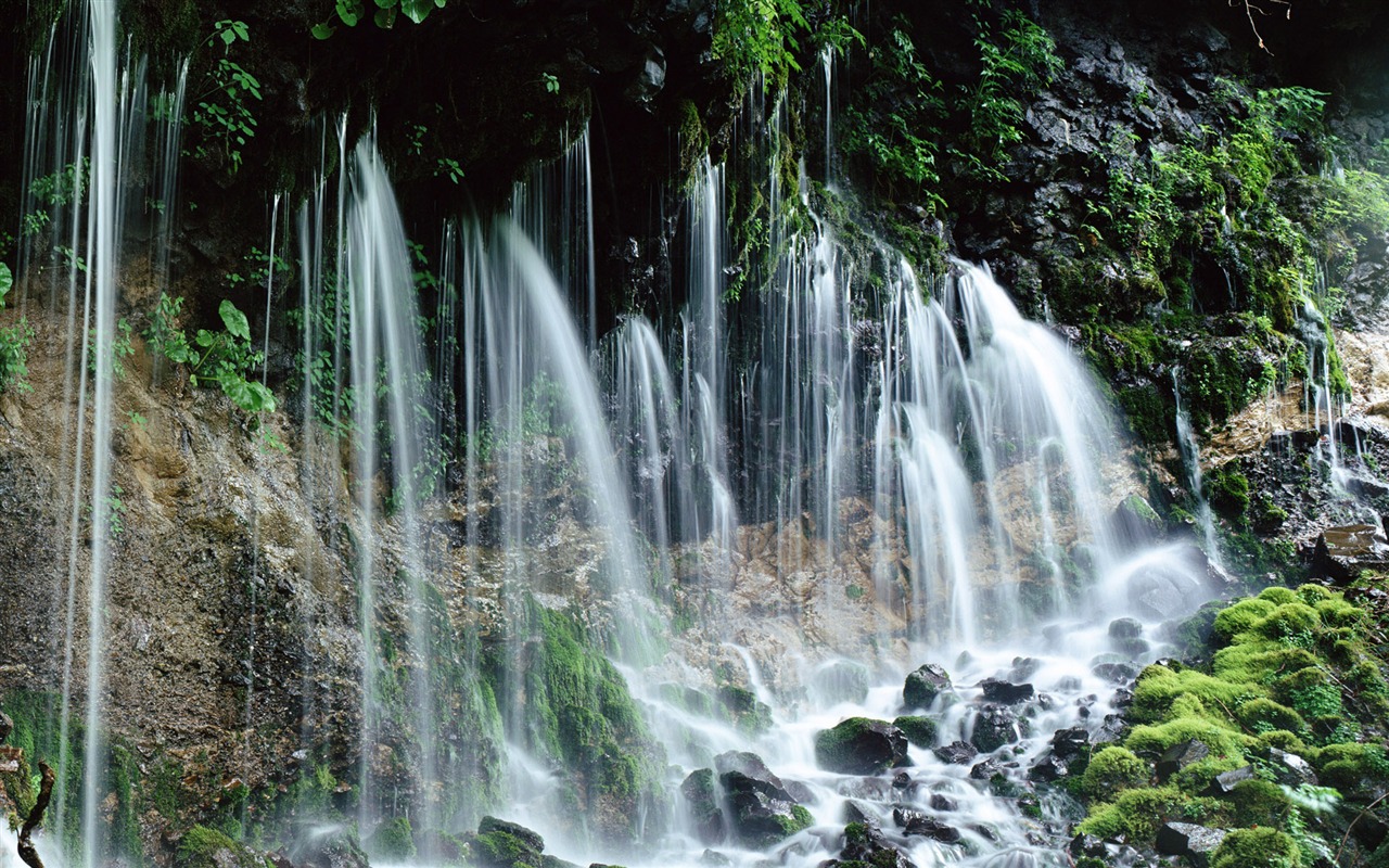 Waterfall flux HD Wallpapers #19 - 1280x800