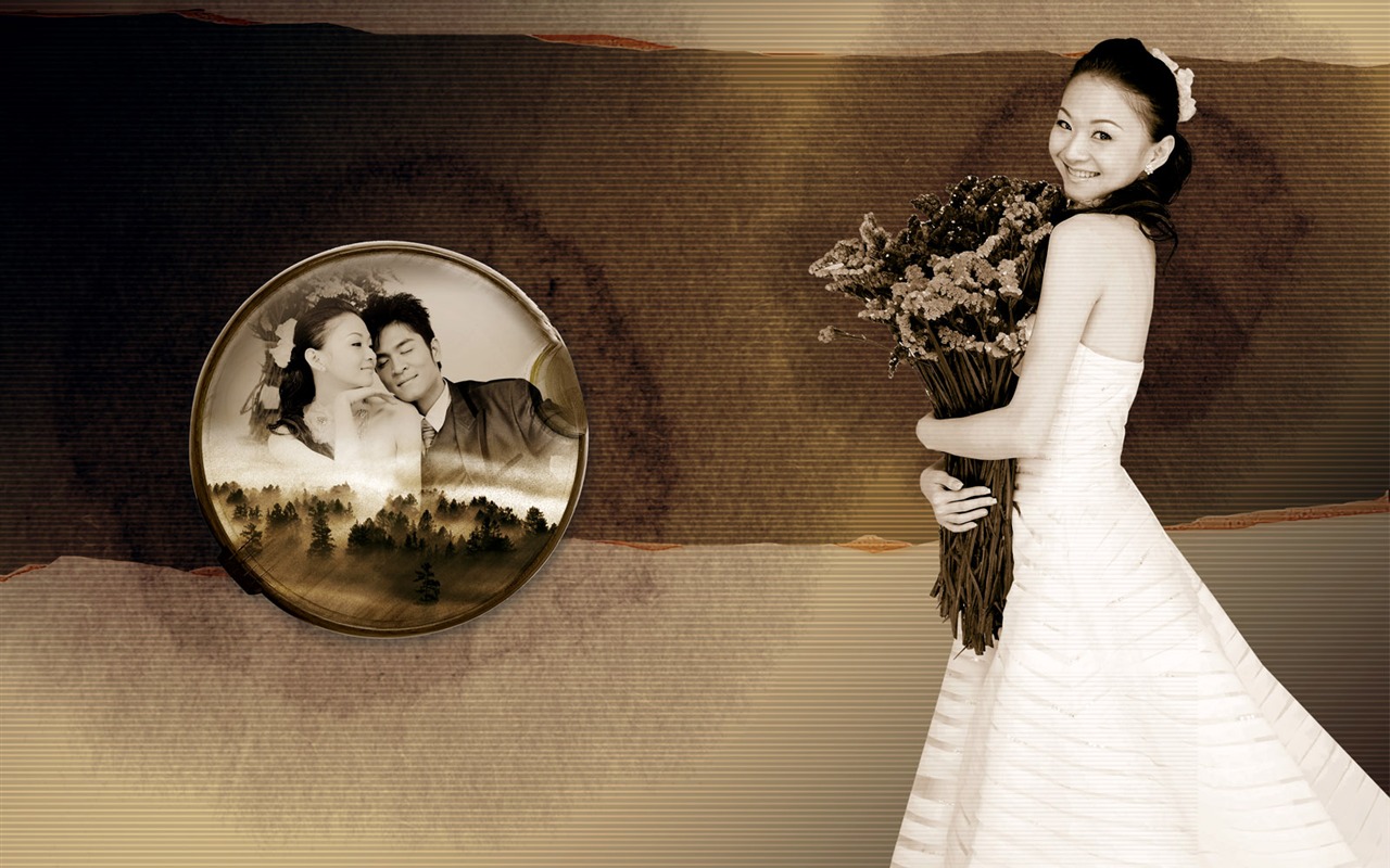 Fotografía de la boda álbum de fondo de pantalla (1) #18 - 1280x800