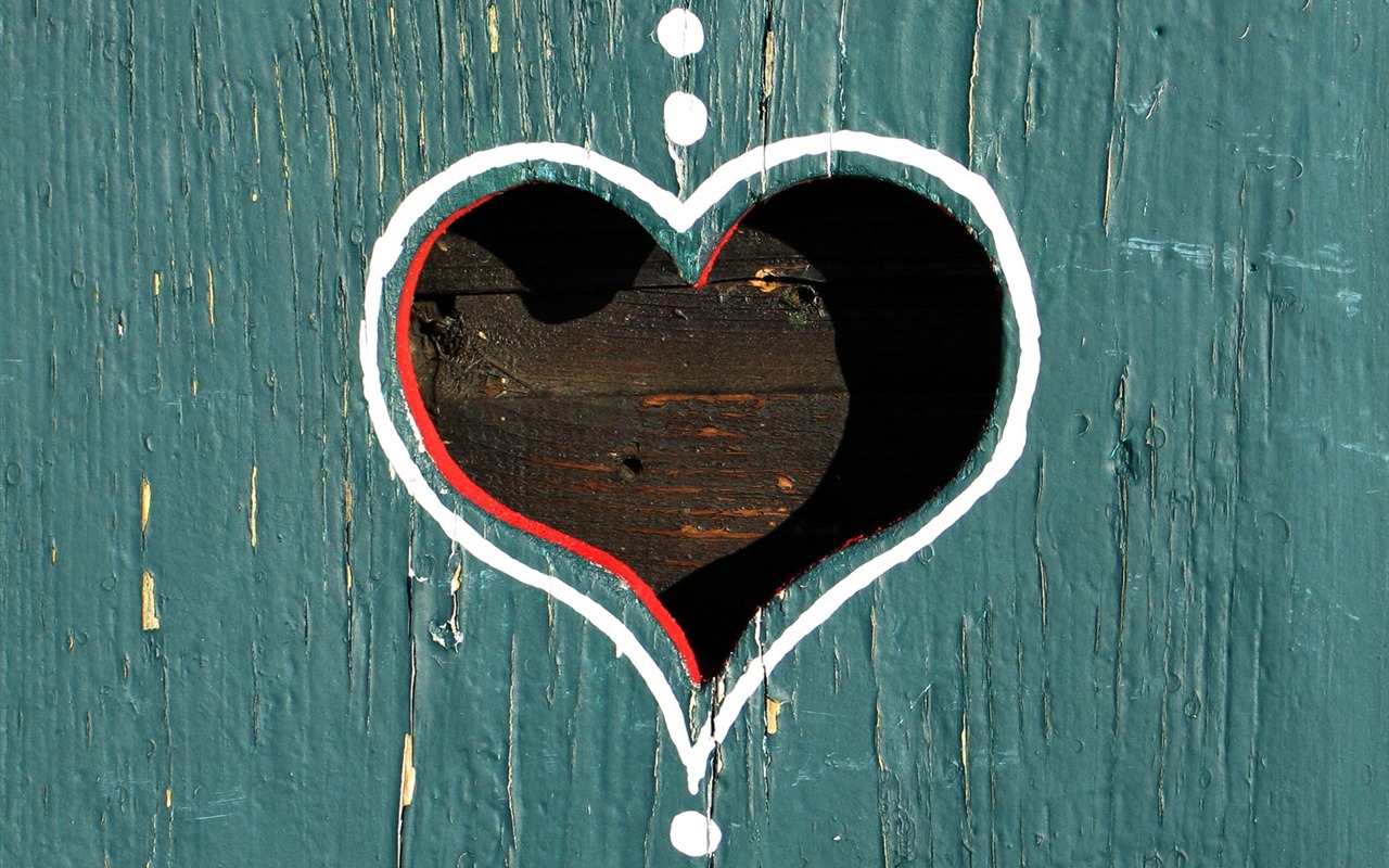 Love heart wallpaper album (3) #12 - 1280x800