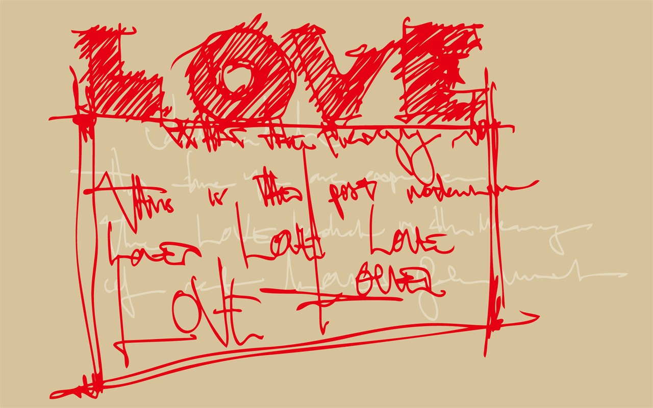 Saint Valentin d'écran Love Theme #3 - 1280x800