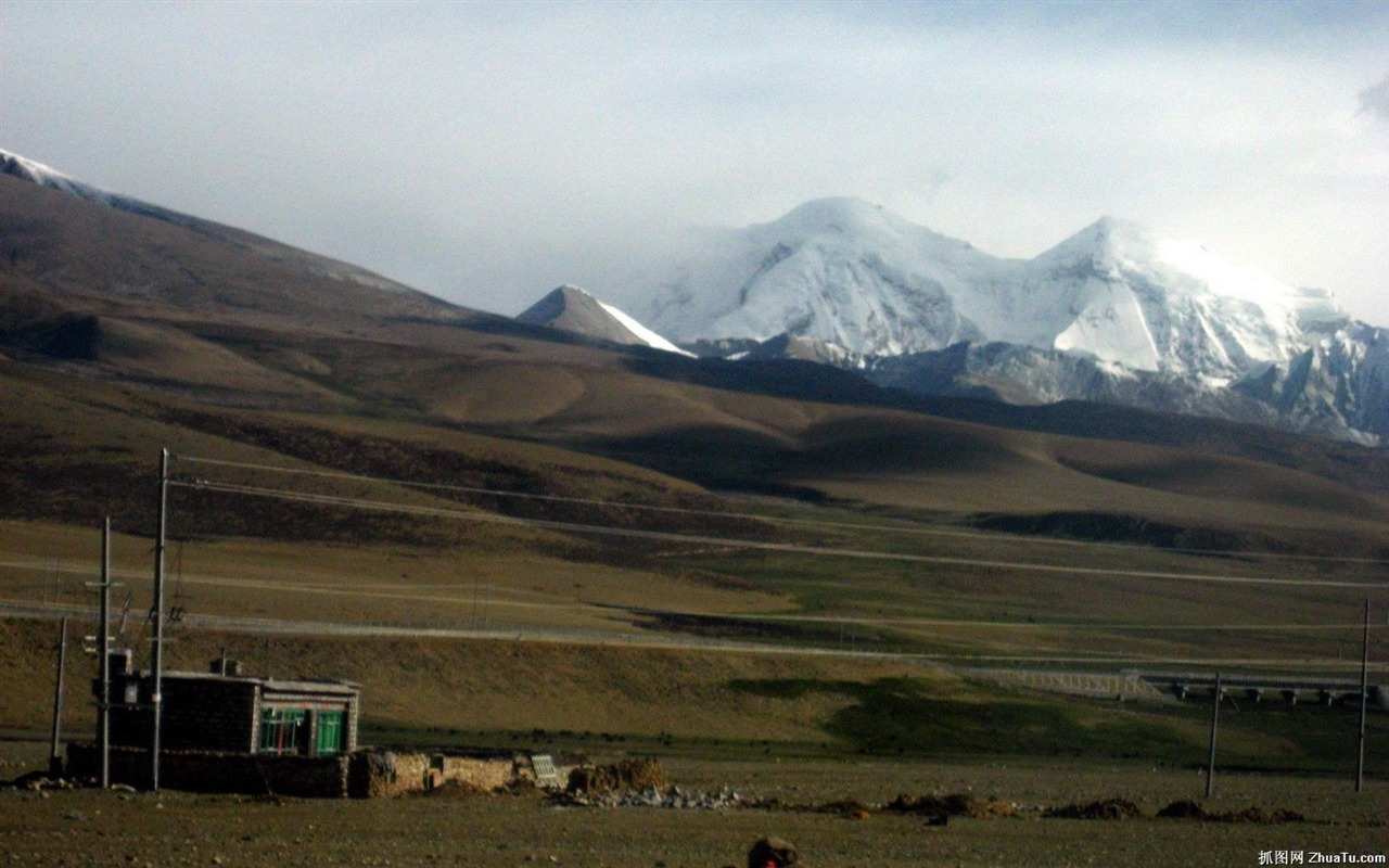 Tibet alba Krajina wallpaper #15 - 1280x800