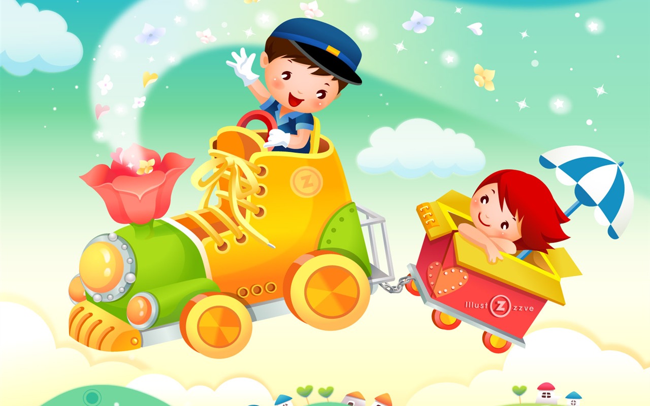 Childhood Dreams Cartoon wallpapers (2) #13 - 1280x800