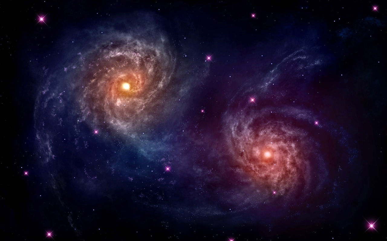 univers infini, la belle Star Wallpaper #8 - 1280x800