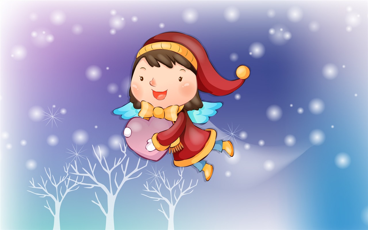 Vector children's Happy Wallpaper (3) #2 - 1280x800