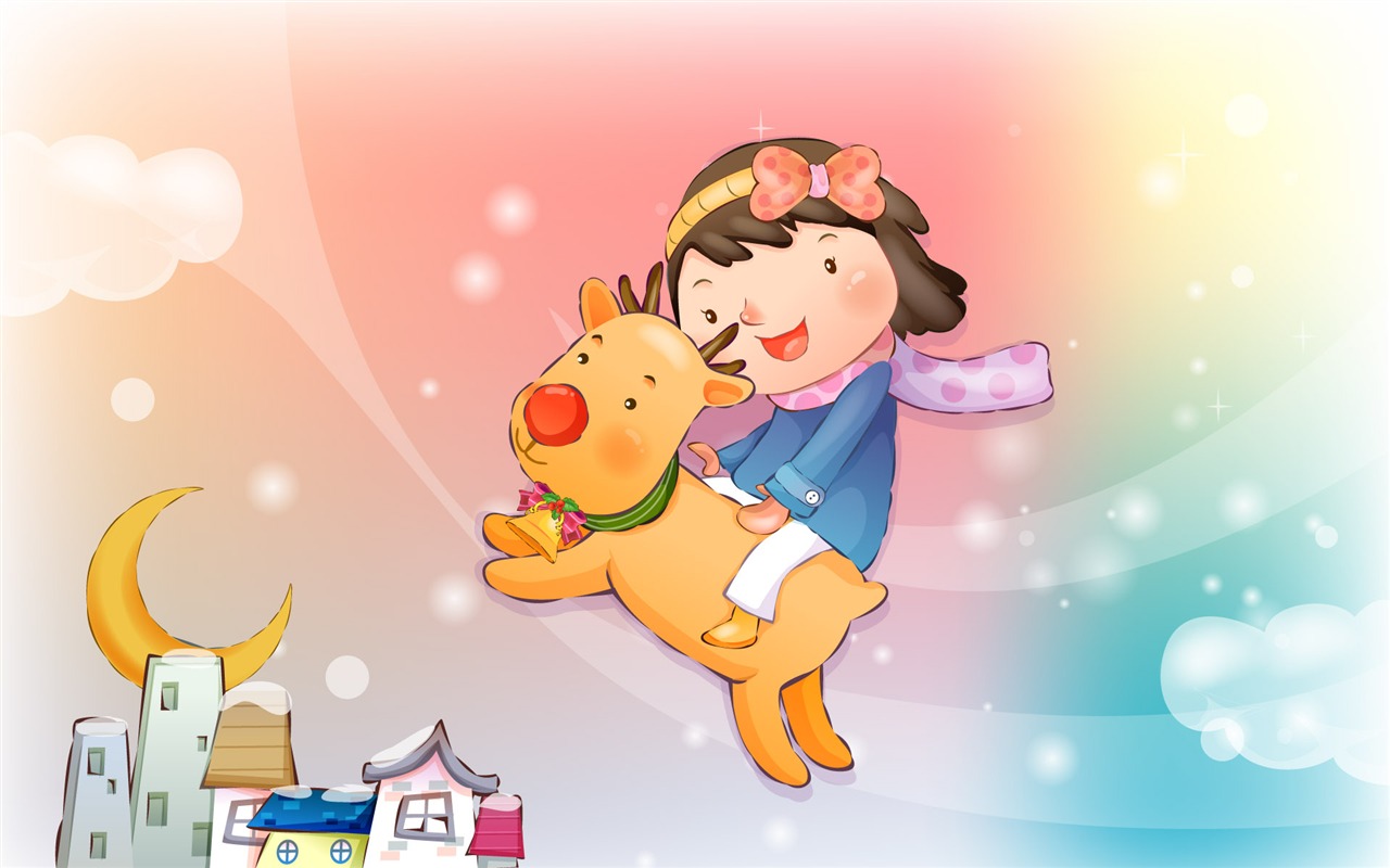 Vector Kinder's Happy Wallpaper (3) #13 - 1280x800