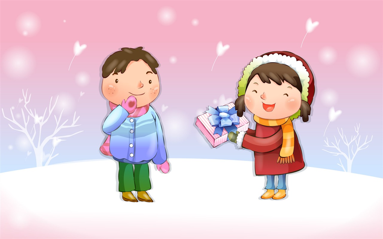 Vector children's Happy Wallpaper (3) #14 - 1280x800