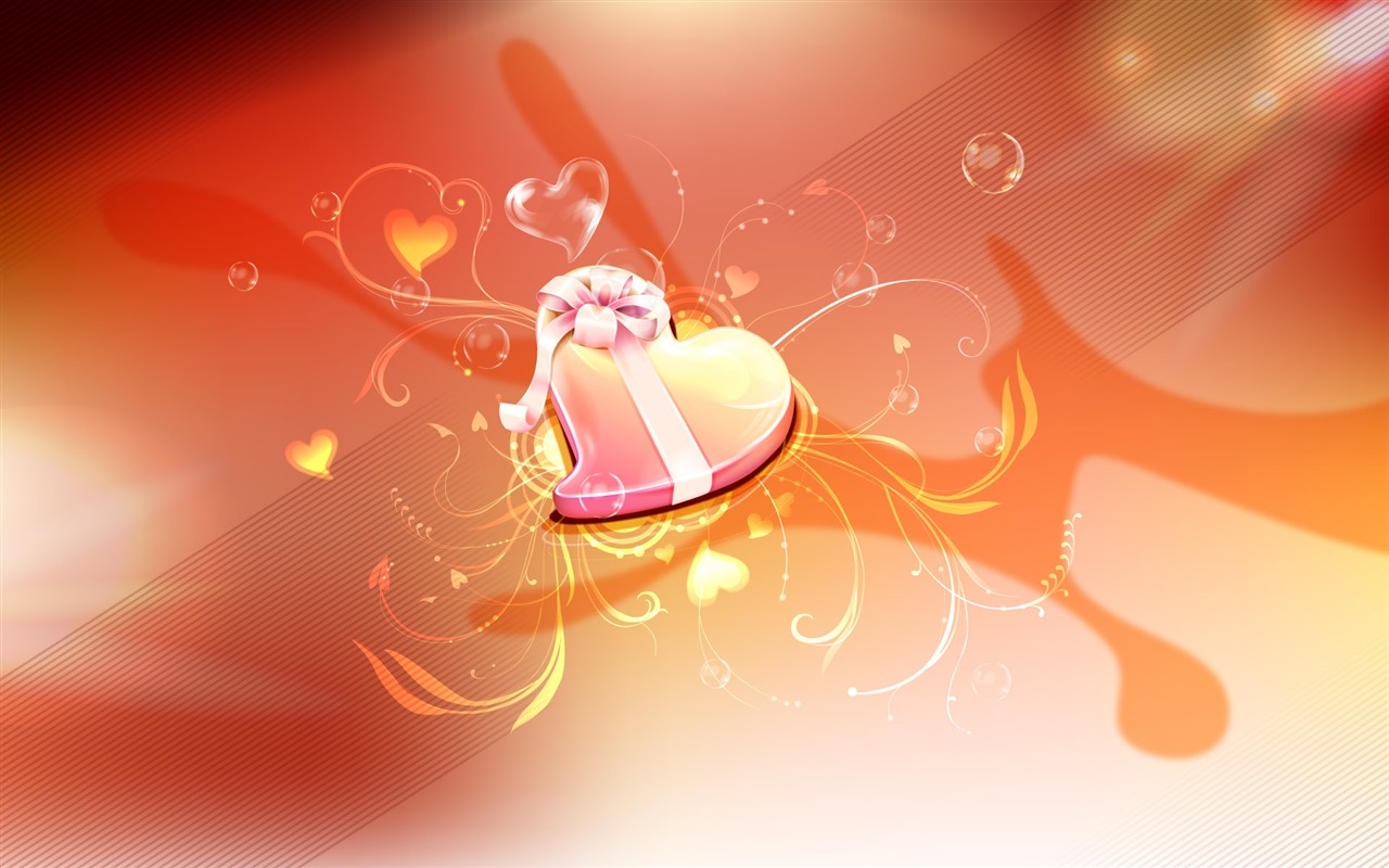 발렌타인데이 사랑의 테마 배경 화면 (2) #11 - 1280x800