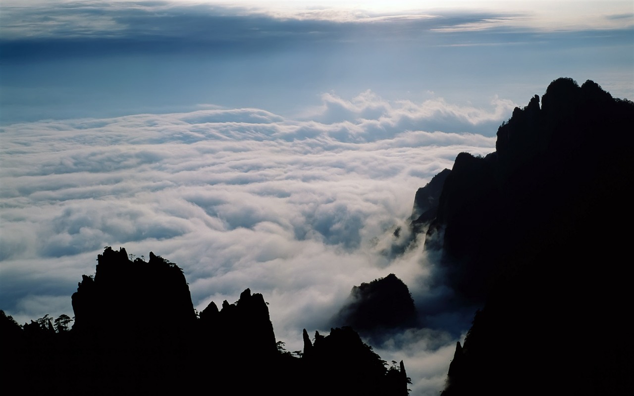 majestuosos ríos y las montañas de China fondo de pantalla #19 - 1280x800